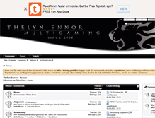Tablet Screenshot of forum.thelynennor.de